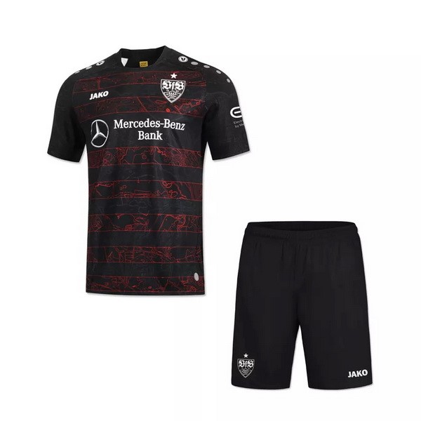 Maillot Football Stuttgart Exterieur Enfant 2020-21 Noir